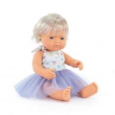 ML Doll : DRESSED EUROPEAN GIRL DOLL FROM 38 CM WITH with HEARING IMPLANT