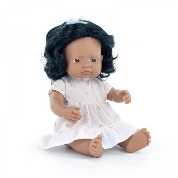 ML Poupées: POUPÉE FILLE LATINO-AMERICAINE HABILLÉES 38 cm - Miniland-8233210