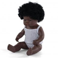 Muñeca niña - Africana - 38 cm