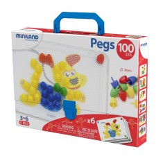 Jeu de mosaïques : Pegs (100 pièces)