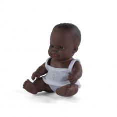 Afrikanische Baby-Mädchen-Puppe 21cm