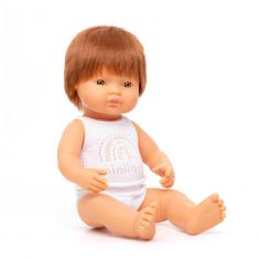 European Boy Redhead Doll 38cm