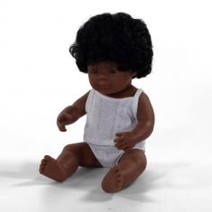 Afroamerikanische Mädchen Puppe 38cm