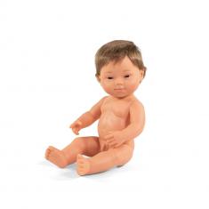 Down Syndrome European Boy Doll 38cm