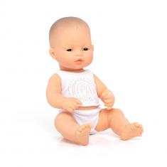 Asiatische Babypuppe für Jungen 32cm