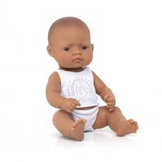 Babypuppe Mädchen Lateinamerikanisch 32cm