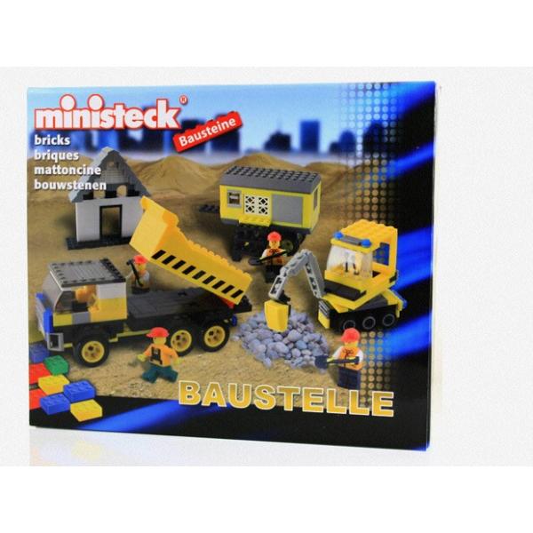 Camion construction et pelleteuse briques Ministeck - MSK-34605