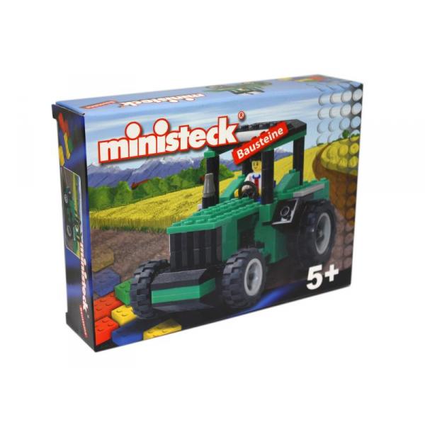 Tracteur de Ferme vert briques Ministeck - MSK-34534-2