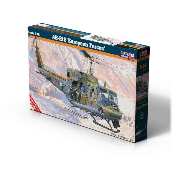 AB-212 "European Forces" - 1:72e - Mistercraft - D-54