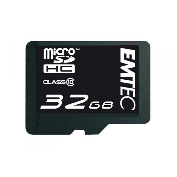 MicroSDHC 32GB EMTEC +Adapter CL10 mini Jumbo Extra - MKT-10761