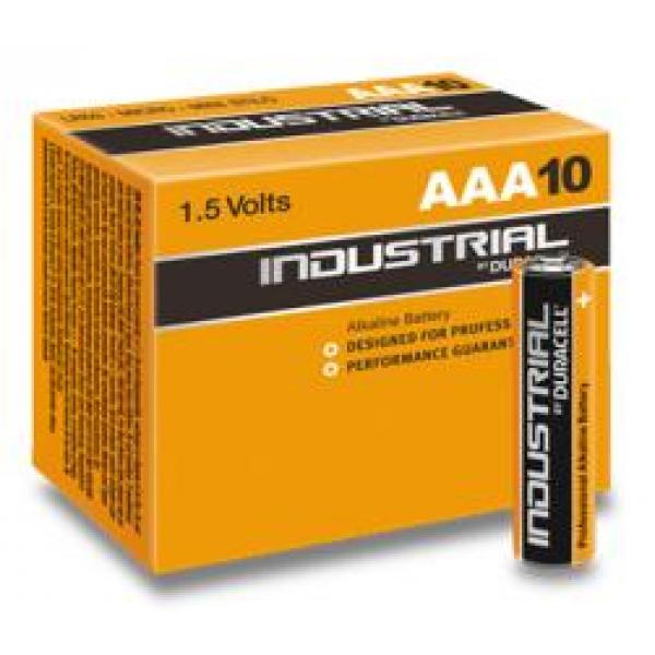 Batterie Duracell INDUSTRIAL MN2400/LR03 Micro AAA (10 St.) - 13479