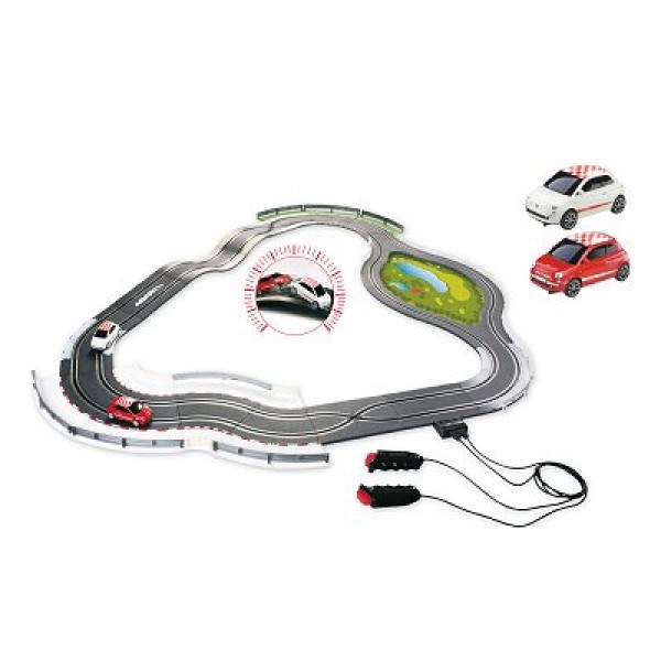 Circuit de voitures avec télécommandes Fiat Abarth - Mondo-66018