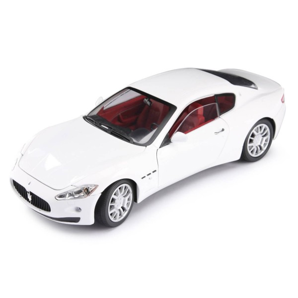 Modèle réduit : Voiture de sport 1/18 : Maserati blanche - Mondo-50041-Blanc