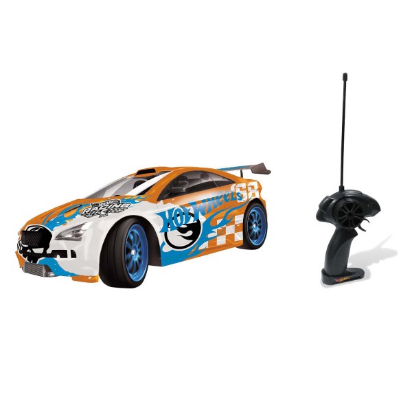 Voiture radiocommandée : Hot Wheels Drift Car R/C 1/16 - Mondo-63308