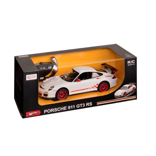 Voiture radiocommandée - JAMARA - Porsche GT3 1/14 Blanc