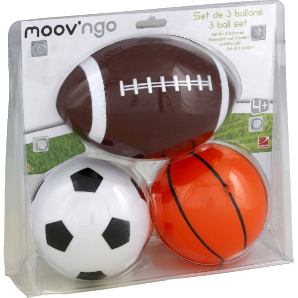Set de 3 ballons - Moovngo-MNG2605