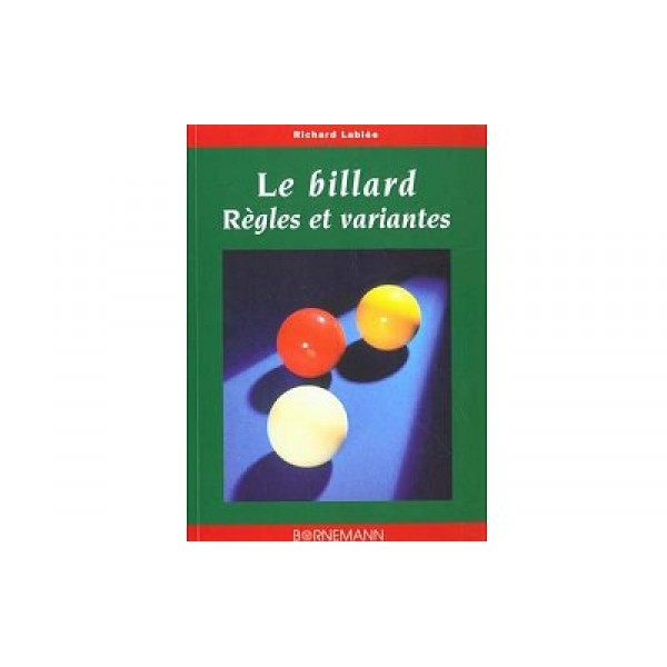 Livre : Billard : Règles et variantes - Morize-BO5018
