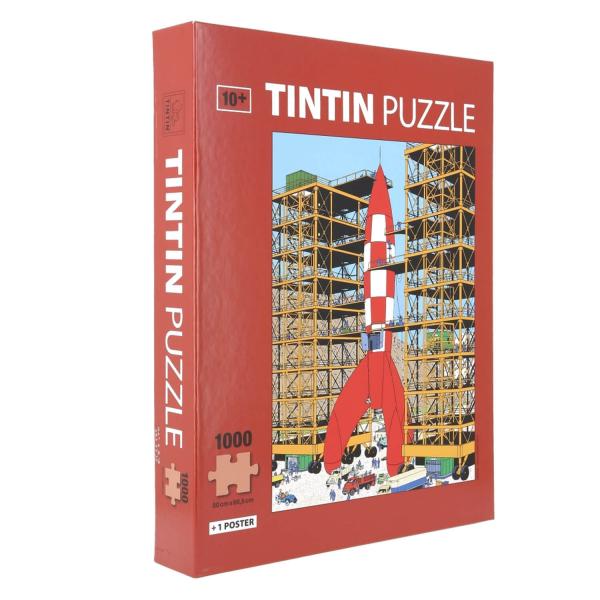 1000 pieces puzzle: Tintin: Ready for take off - Moulinsart-81549