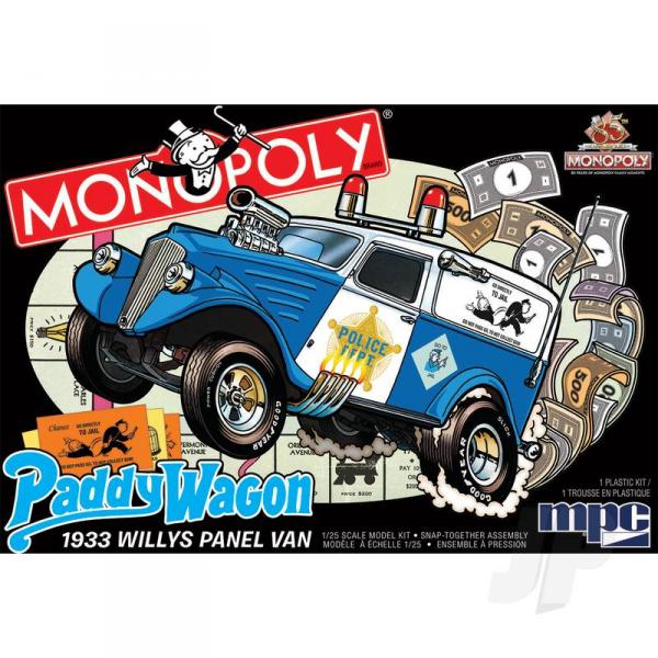 1933 Willys Panel Paddy Wagon (Monopoly) 2T - MPC924M