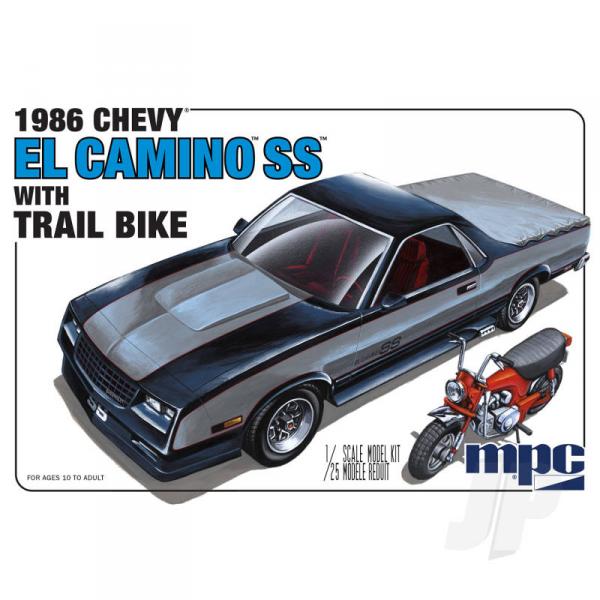 1986 Chevy El Camino SS with Dirt Bike - MPC888