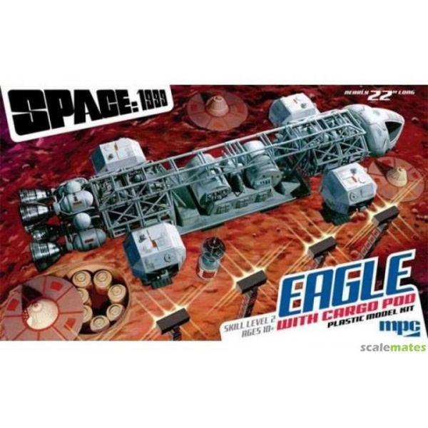 22 Space 1999 Eagle Transporter - Aigle Cosmos 99 avec Baie Cargo - MPC838