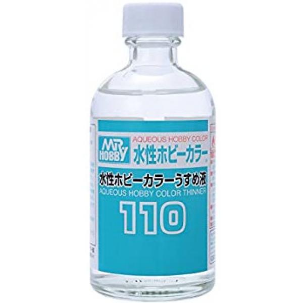 Mr Hobby -Gunze Mr. Aqueous Hobby Color Thinner 110 (110 ml)  - T-110