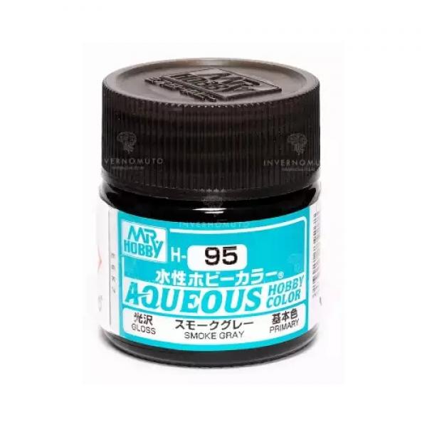 Mr Hobby -Gunze Aqueous Hobby Colors (10 ml) Smoke Gray  - H-095