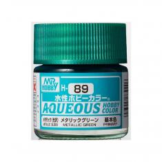 Mr Hobby -Gunze Aqueous Hobby Colors (10 ml) Metallic Green 