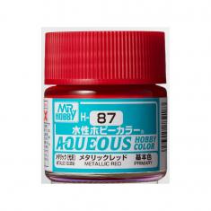 Mr Hobby -Gunze Aqueous Hobby Colors (10 ml) Metallic Red 