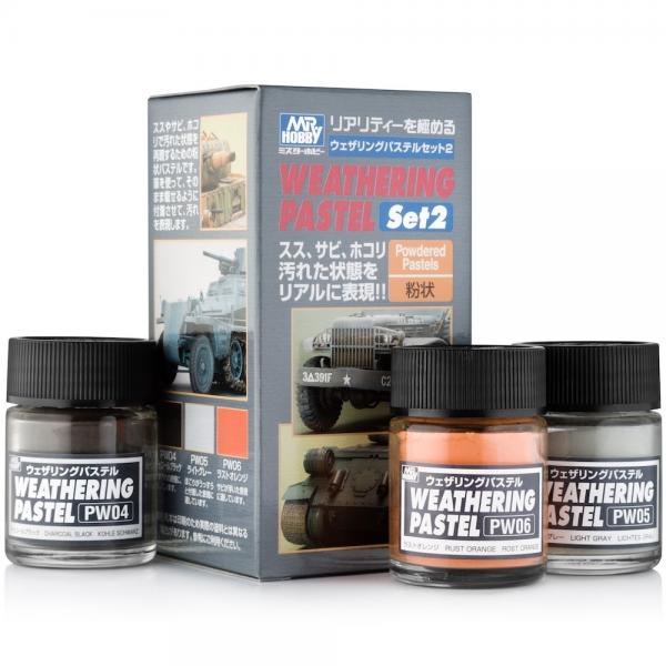 Mr Hobby -Gunze Weathering Pastel Set 2  - PP-102