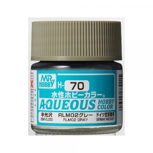 Mr Hobby -Gunze Aqueous Hobby Colors (10 ml) RLM02 Gray  - H-070