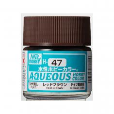 Mr Hobby -Gunze Aqueous Hobby Colors (10 ml) Red Brown 