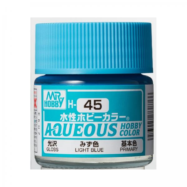 Mr Hobby -Gunze Aqueous Hobby Colors (10 ml) Light Blue  - H-045