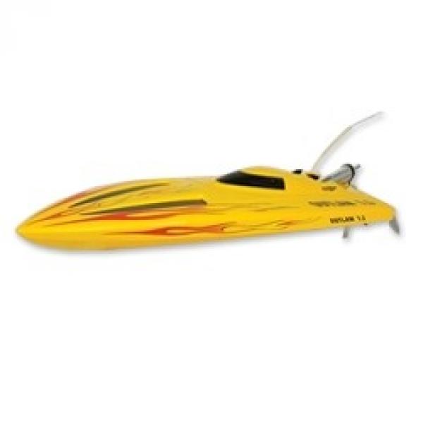 Bateau Radiocommandé Thunder Tiger Outlaw 7.5 Offshore - Nitro, échelle 1:5, Jaune - Neuf
