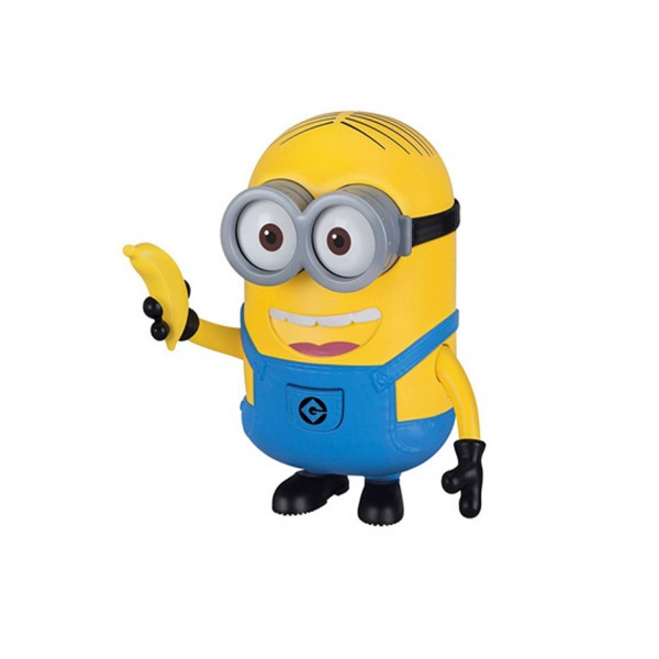 Figurine parlante Deluxe 13 cm : Minions - Dave with banana - MTW-20280