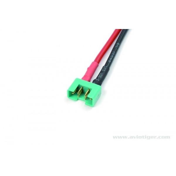 Connecteur précâblé MPX femelle câble silicone 2,2 mm L : 10 cm - DIV-CONN-F