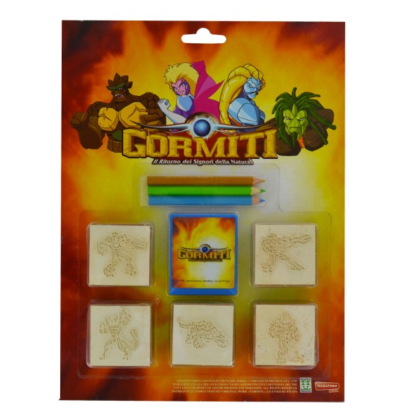 Ensemble de 5 tampons : Gormiti - Multiprint-5840