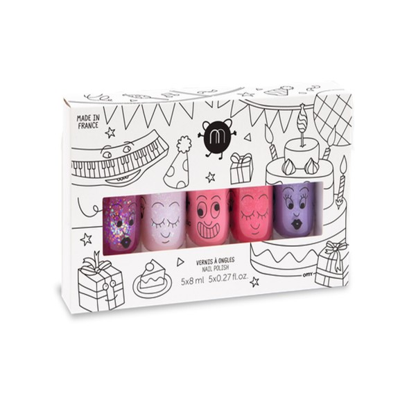 Coffret 5 vernis à ongles - Party - Nailmatic-501PARTY5