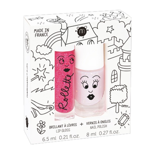 Coffret maquillage duo rollette + vernis à ongles : Fairytales - Nailmatic-201FAIRYTALES