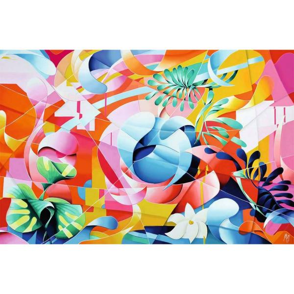 Puzzle 3000 Teile: Vegetale Abstraktion - Amaury Dubois - Nathan-12001550