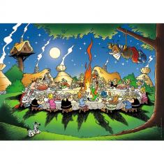 1500 pieces puzzle - Asterix and Obelix: The banquet