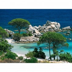 Puzzle 1000 pièces - Corse du Sud : Plage de la Palombaggia