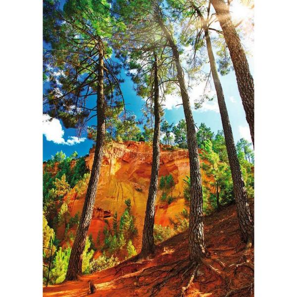 1000 pieces puzzle: The ochres of Roussillon - Nathan-12000922