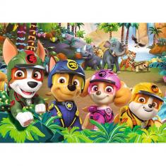 Puzzle 45 piezas: En el corazón de la jungla – Patrulla Canina