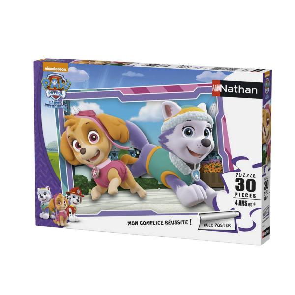 30 pieces puzzle: Paw Patrol: Stella and Everest - Nathan-Ravensburger-86363