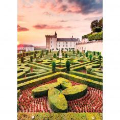 Puzzle 1000 Teile: Schloss Villandry, Loïc Lagarde