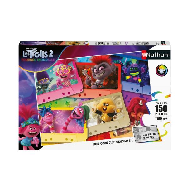 150 piece puzzle: Trolls: The six worlds - Nathan-Ravensburger-86813