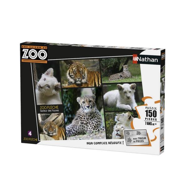 150 pieces puzzle: wild beast sector - Nathan-Ravensburger-86838