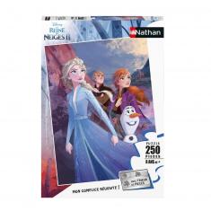 Puzzle 250 pièces reine des neiges : prêts pour l'avenir