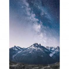 500 pieces Puzzle : The Milky Way on the Aiguille Verte, Florian Riou